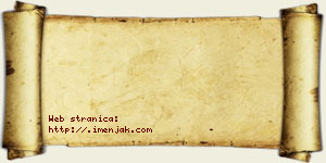 Dimitrije Tešanović vizit kartica